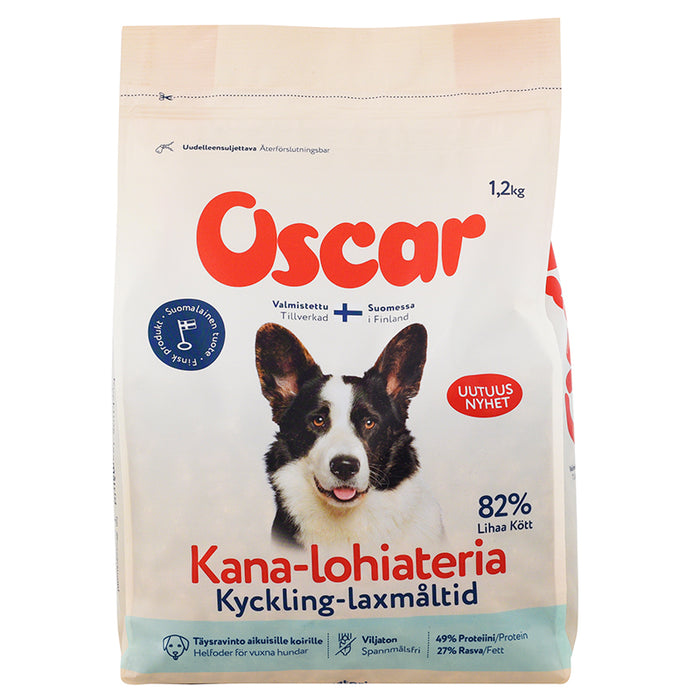 Oscar Chicken-salmon meal for dogs