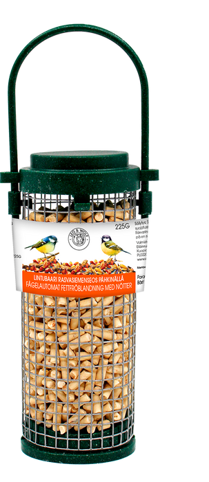 Leo & Wolf feeder with fat seed mixture, peanuts