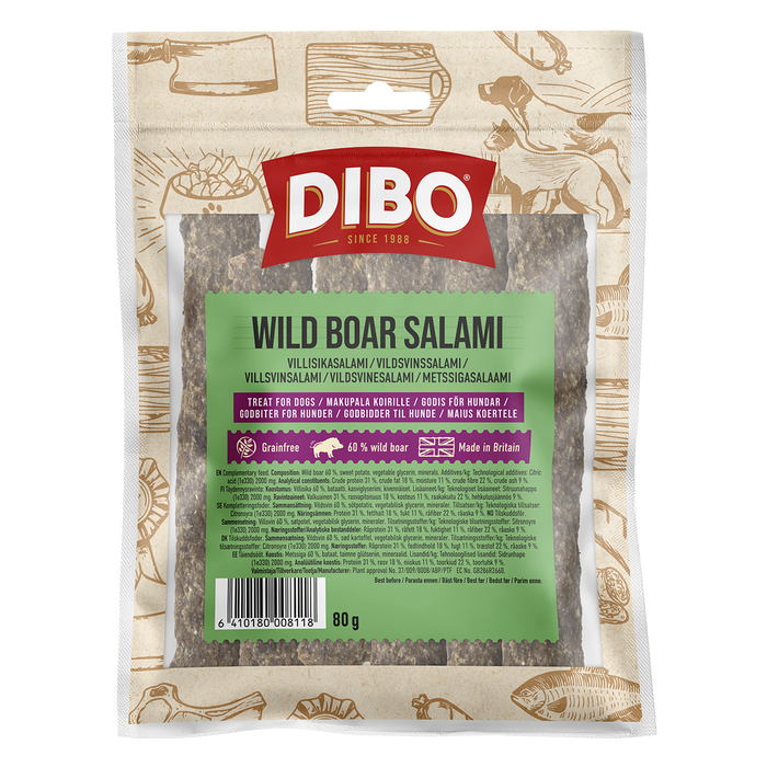 DIBO Wild boar Salami 80 g