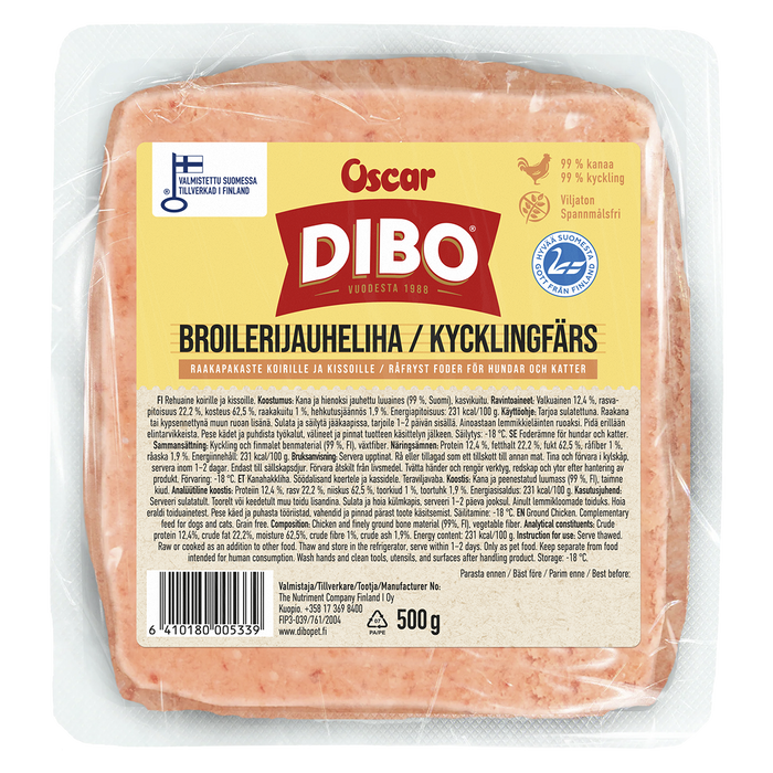 DIBO Broilerijauheliha 500g