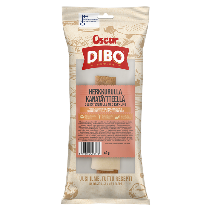 DIBO Herkkurulla kanatäytteellä 60 g