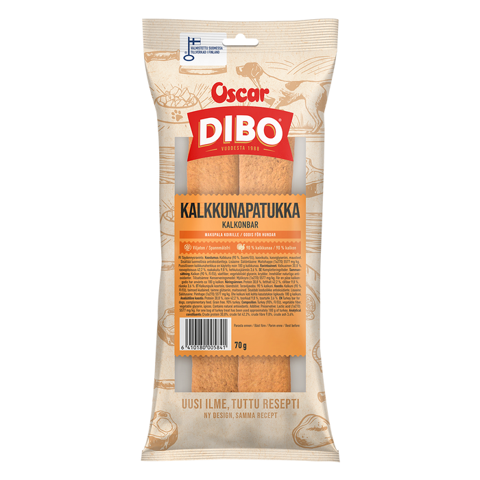 DIBO Kalkkunapatukka 70 g