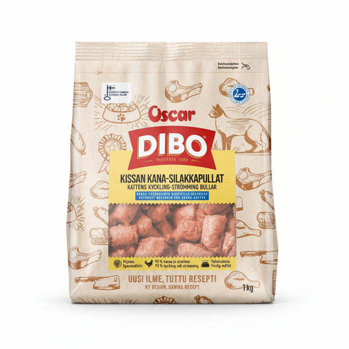 DIBO Kissan kana-silakkapullat 1kg