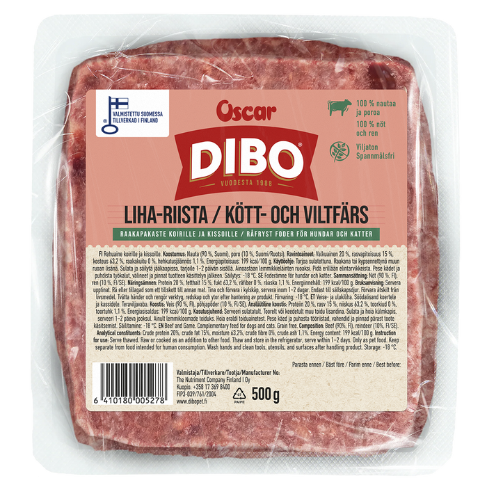 DIBO Liha-riista 500 g