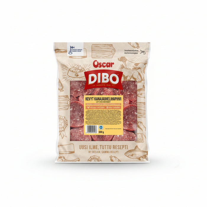 DIBO Kevyt kanajauhelihapihvi 800 g