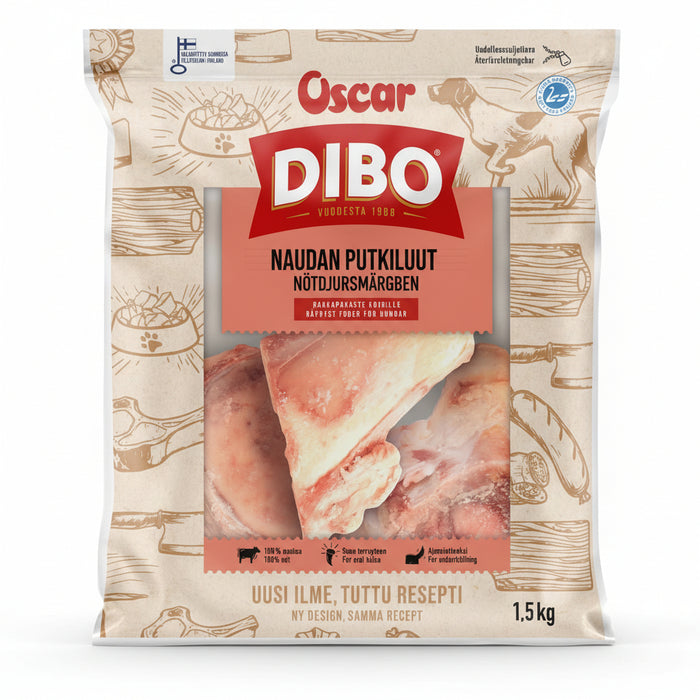 DIBO Naudan putkiluut 1,5 kg