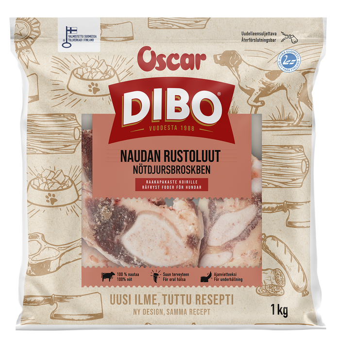 DIBO Naudan rustoluut 1 kg