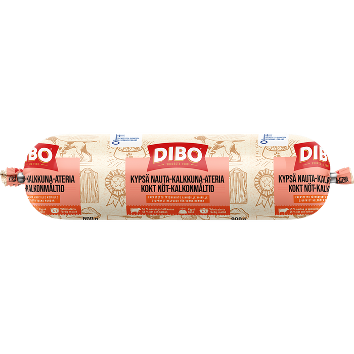 DIBO Kypsä nauta-kalkkuna-ateria 800 g