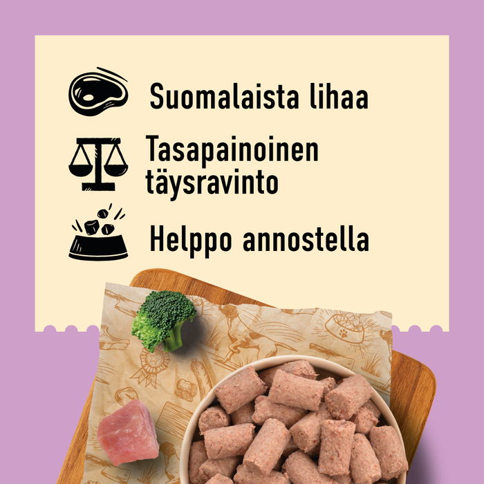 DIBO Possu-kasvispullat 1 kg
